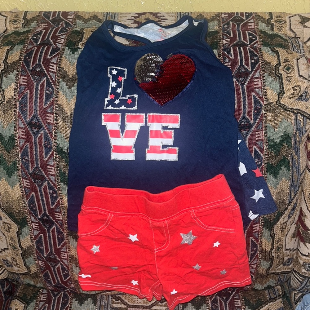 Fourth of July LOVE outfit